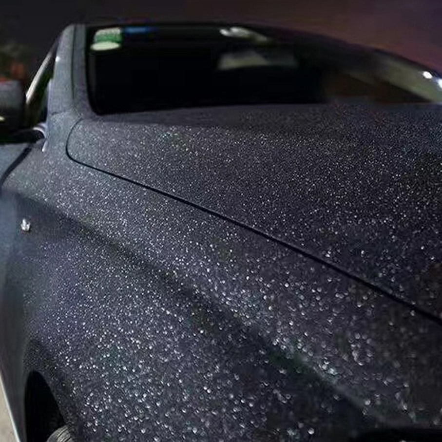 Glitter Vinyl Roll - Rollo de Vinilo Adhesivo Negro Mate
