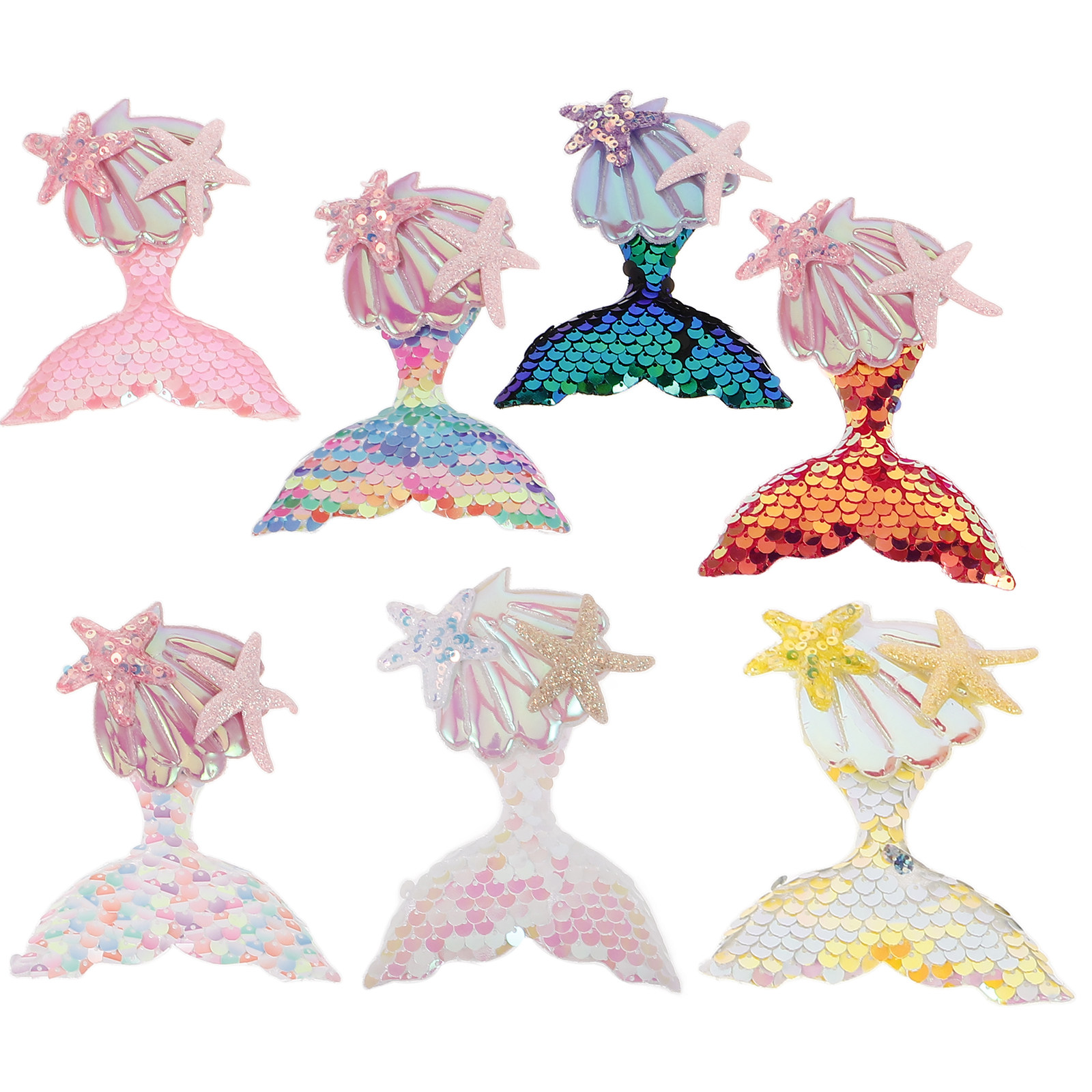 Embellishment Crafts - 7 parches de tela con motivos