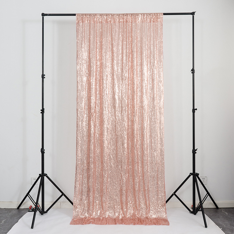 Sequin Fabric Panel - 2 uds 60x300cm cortina de tubo