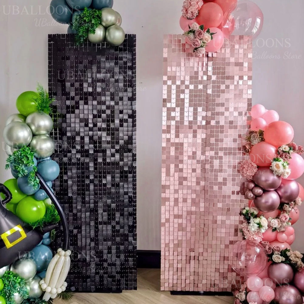 6-24 piezas de paneles de fond - Sequin Fabric Panel reseña y precio