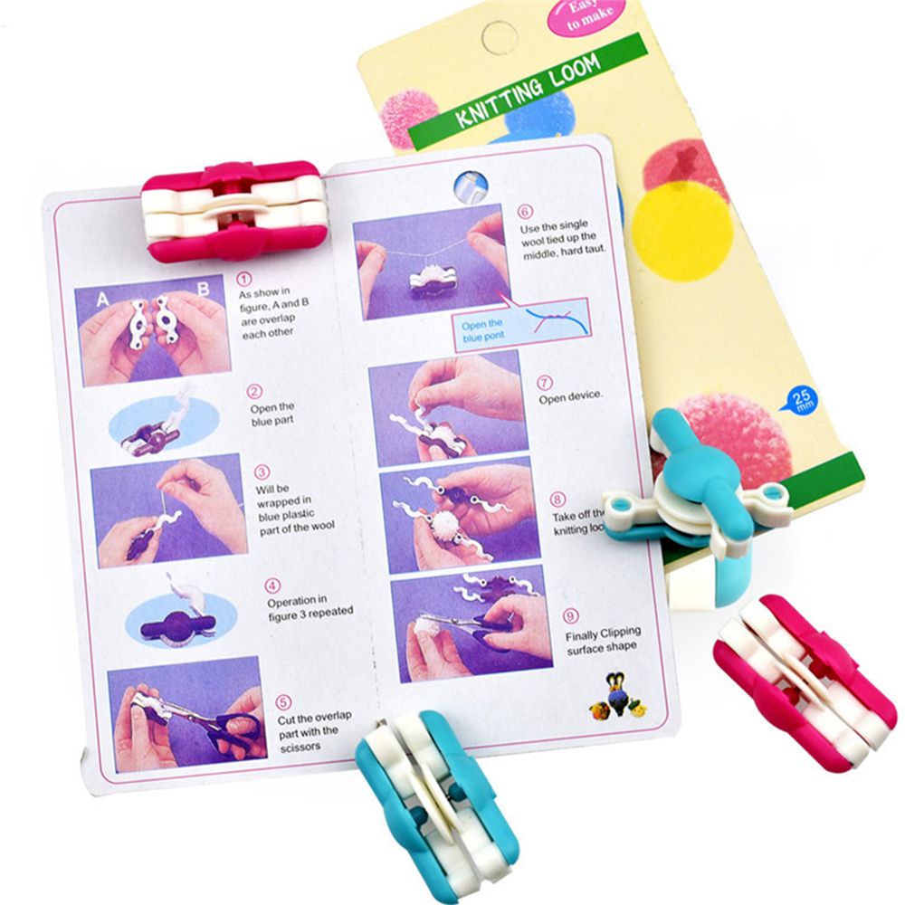 2 unids/lote, Kits de mano art - Pom Pom Maker Tool reseña y precio
