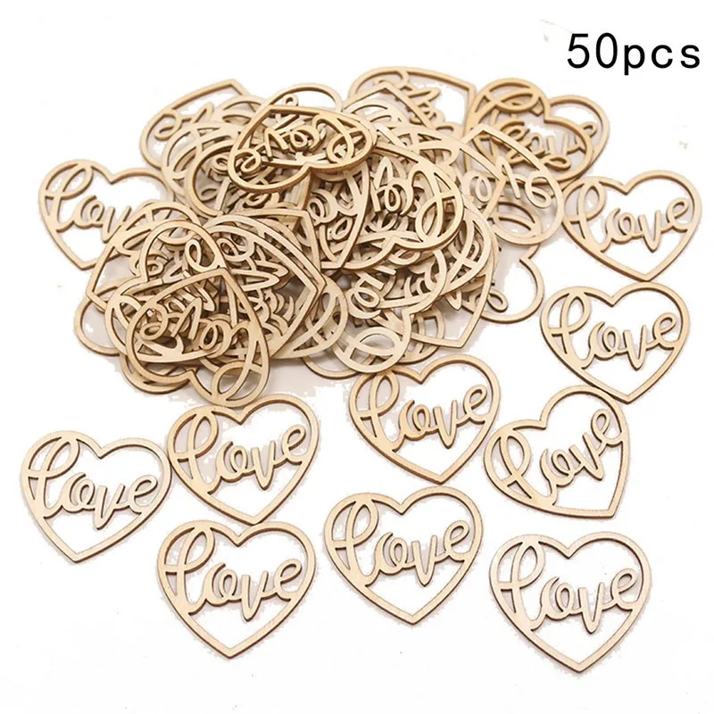 50 Piezas de Adornos de Madera - Craft Embellishment reseña y precio
