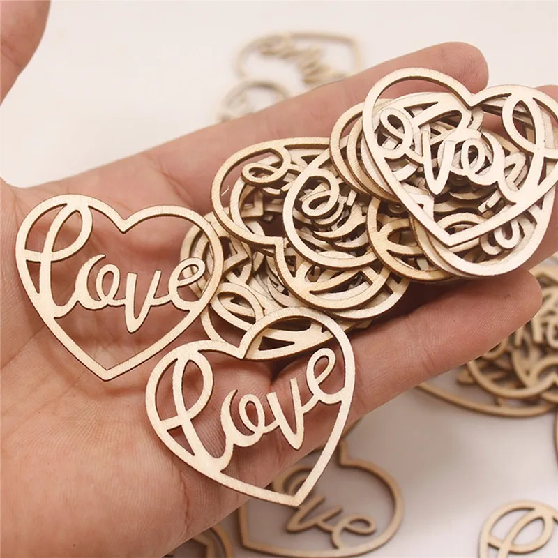 50 Piezas de Adornos de Madera - Craft Embellishment reseña y precio