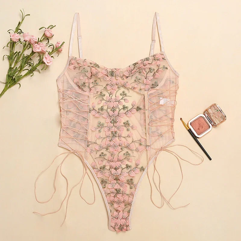 Lencería sexy para mujer, body - Embroidery Embellishments reseña y precio