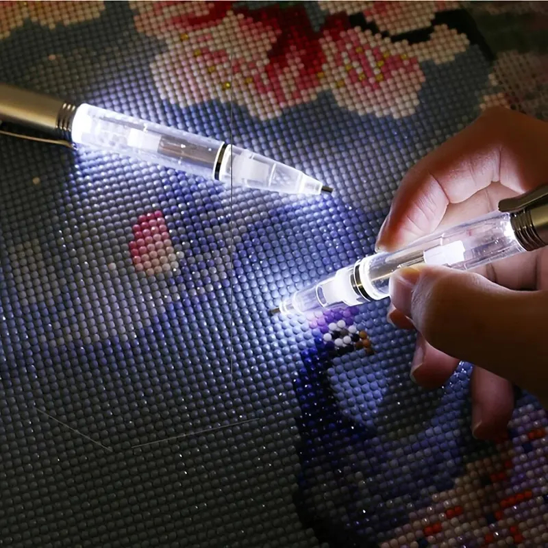 Lápiz de Diamantes con Luz LED - Embroidery Embellishments reseña y precio