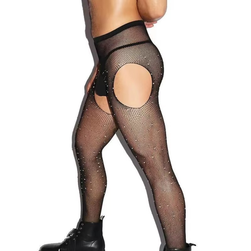 Medias de red para hombre con  - Crystal Mesh Fabric reseña y precio