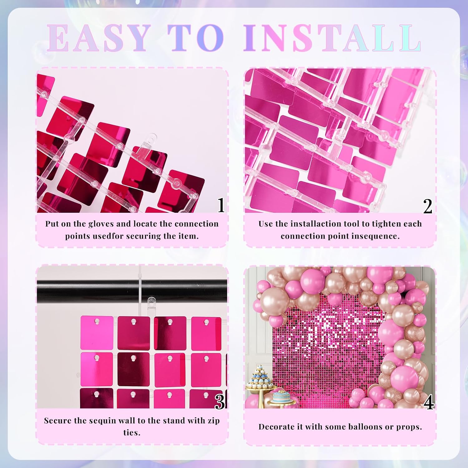 500-5000 piezas de lentejuelas - Sequin Fabric Panel reseña y precio