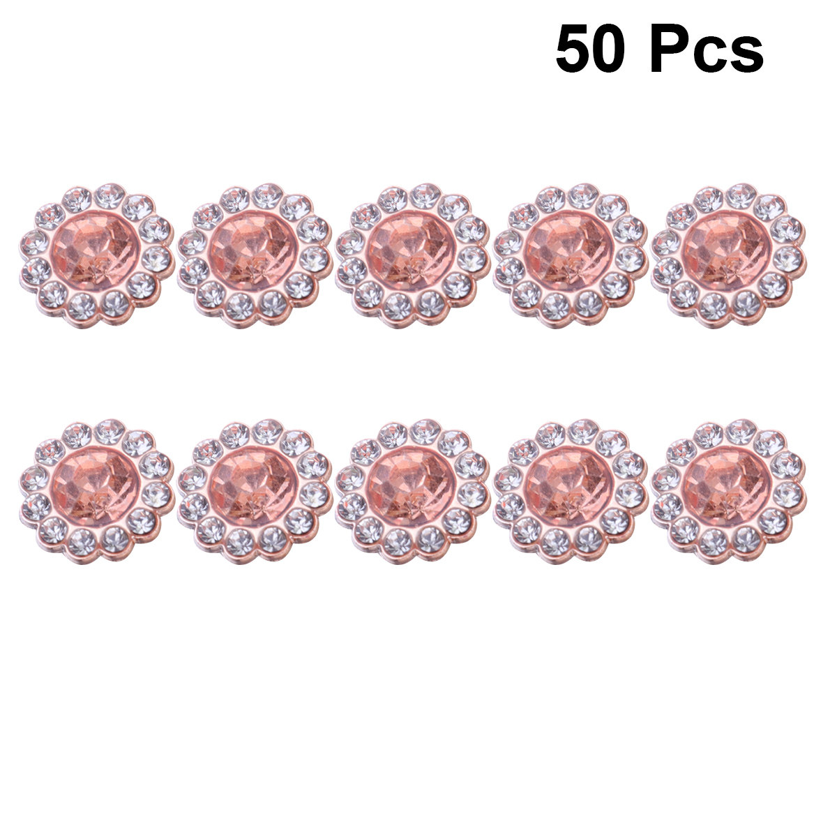 50 piezas de adornos de flores - Embellishment Glue Craft reseña y precio
