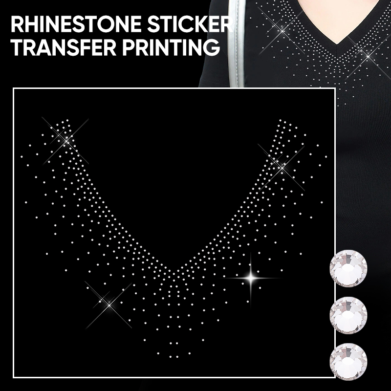 QIAO 1/2/4/6 Piezas Pegatinas  - Hotfix Rhinestone Sheet reseña y precio