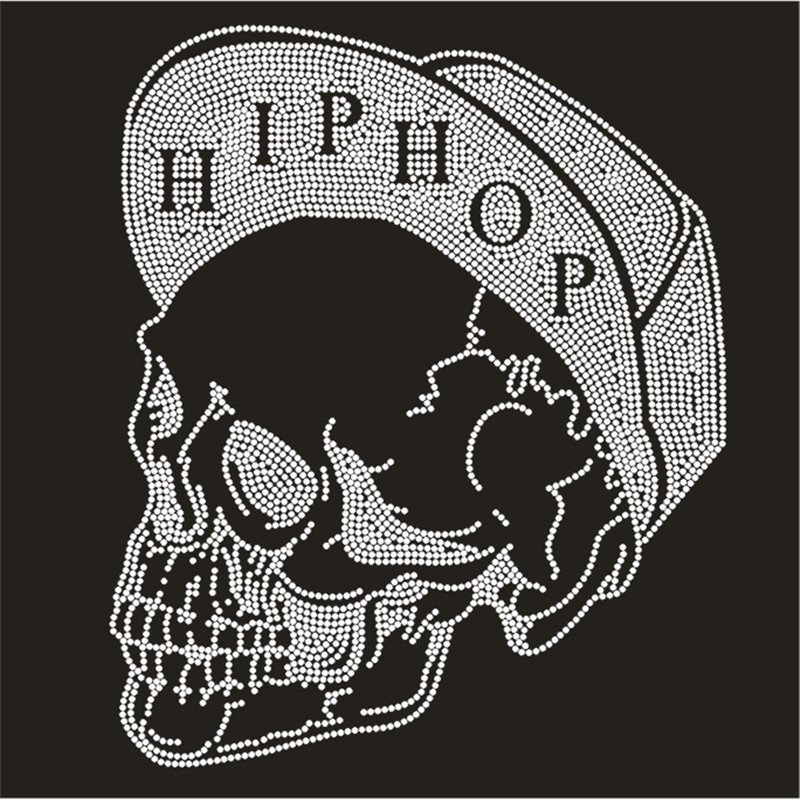 Parche de calavera para planch - Hotfix Rhinestone Sheet reseña y precio